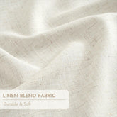 Pinch Pleated 100% Blackout Linen Curtains